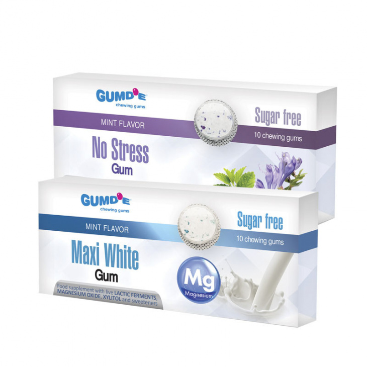 Chewing gum Maxi White + No Stress